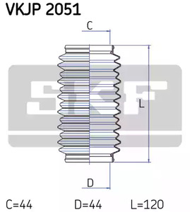 Фото VKJP2051 Комплект пыльника SKF {forloop.counter}}